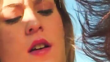 Fiesty Stepdaughter Outdoor Anal Pool Fuck With Dad