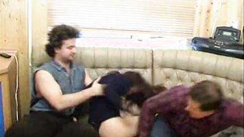 Incest sex with two hot wives in homemade incest porn.