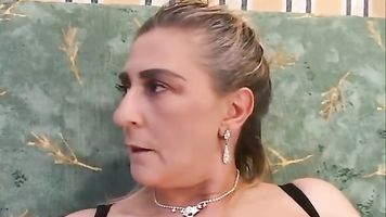 A boy seduced by her dirty mom